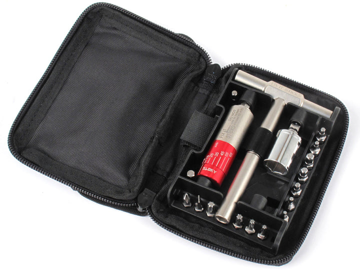 RIFLE AND OPTICS TOOLKIT WITH ALL-IN-ONE TORQUE DRIVER